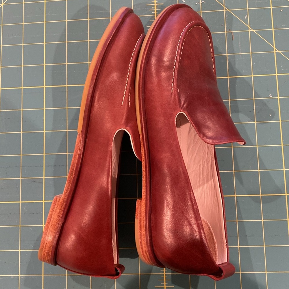 Either/Or Marron Loafer, sz 6 - Picture 3 of 5